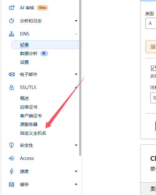 CF的CNAME接入方式